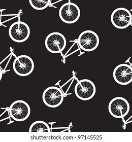 bike seamless pattern vector illustartion