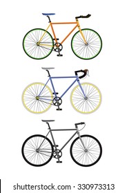 bike set . 3 bycicle