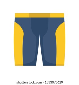 Bike Shorts Icon. Flat Illustration Of Bike Shorts Vector Icon For Web Design