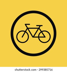 Bike Sign vector
