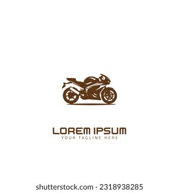 bike silhouette element. motorbike vector illustration for gift card certificate sticker, badge, sign, stamp, logo, label, icon, poster, patch, banner invitation