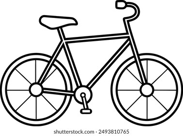 Bike silhouette vector illustration design