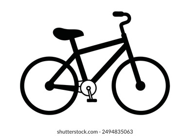 bike silhouette vector illustration eps