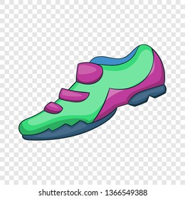 Bike sneaker icon in cartoon style isolated on background for any web design 