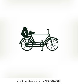 Bike and social media icons