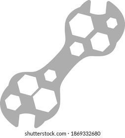Bike Spanner Icon. Flat Color Design. Vector Illustration.