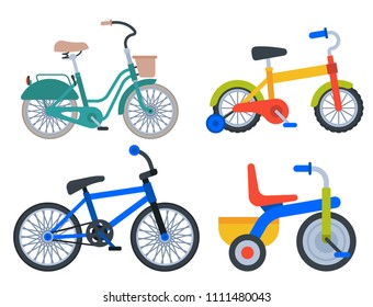 Bike sport bicycles vector transport style old ride vehicle summer transportation illustration hipster romantic travel ride wheel pedal cycle.