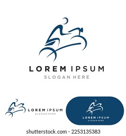 Bike sport logo and symbol vector