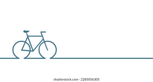 bike in the style of a paper-cut postcard.