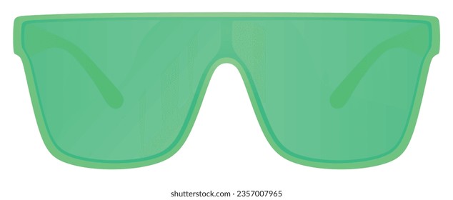 Bike sunglasses isolated. vector illustration