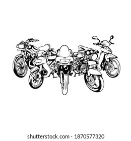 bike template vector art design 