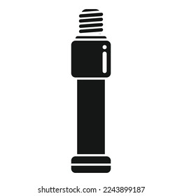 Bike tire cap icon simple vector. Service wheel. Garage tool
