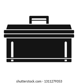 Bike tool box icon. Simple illustration of bike tool box vector icon for web design isolated on white background