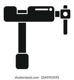 Bike tool holding a tube icon in simple style isolated on white background
