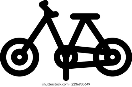 Bike Toy Vector Icon Design