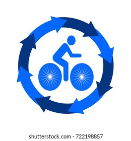 bike trail icon,vector,