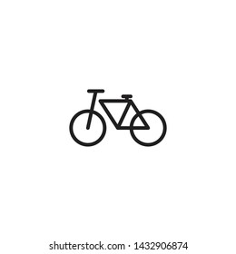 Bike, transport symbol vector icon. Elements for mobile concepts and web apps.