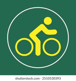 Bike trendy icon nice abstract vector illustration colorful artwork beautiful design.eps