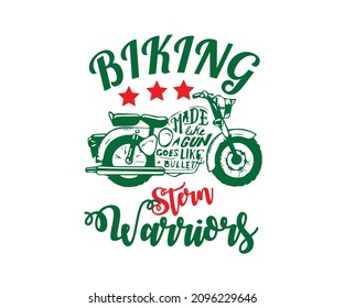 bike tshirt or icon and logo vector illustration design for branding 