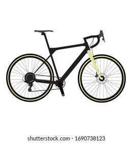 Bike vector design isolated on white background