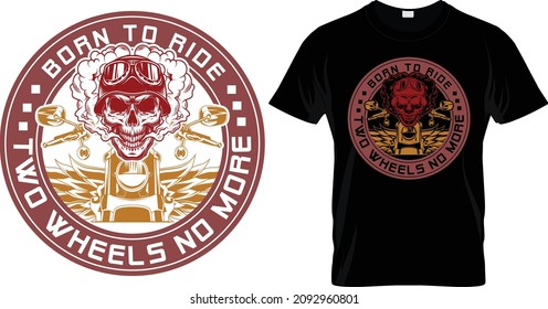 Bike vector graphic t shirt design
