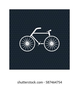 Bike vector icon.