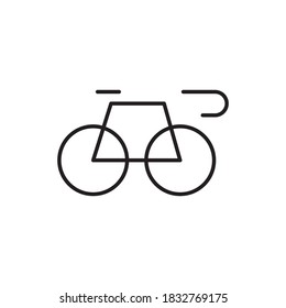 bike vector icon design template