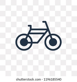 Bike vector icon isolated on transparent background, Bike transparency concept can be used web and mobile