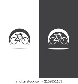 Bike vector icon isolated on white background