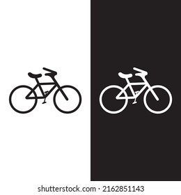Bike vector icon isolated on white background