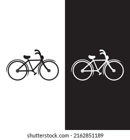 Bike vector icon isolated on white background