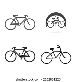 Bike vector icon isolated on white background