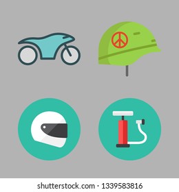 bike vector icon set