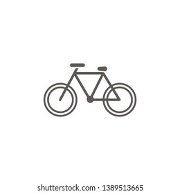 Bike vector icon. Simple element illustration from map and navigation concept. Bike vector icon. Real estate concept vector illustration.