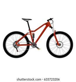 Bike vector illustration isolated on white background