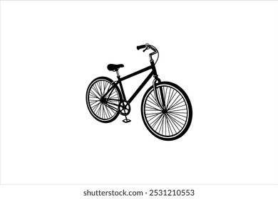 bike vector silhouette Art Design