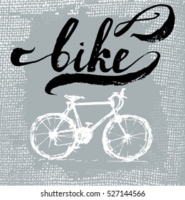 Bicycle Shop Vector Poster Retro Style Stock Vector (Royalty Free ...