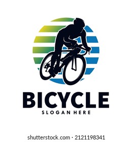 bike vintage logo design template