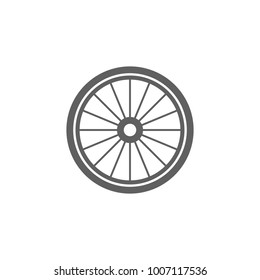 Bike Wheel Icon Vector