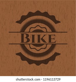 Bike wood emblem. Vintage.