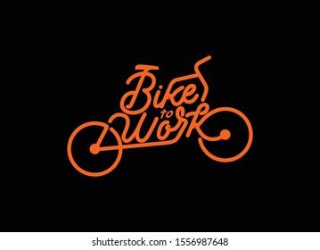 bike to work doodle type