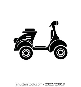 Biker, bike, motorcycle, retro icon