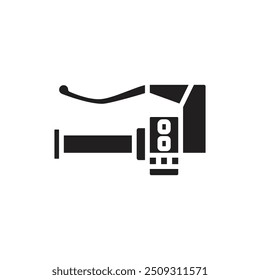 Motorradbremse gefüllt Symbol Vektorgrafik