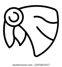 Biker cloth icon outline vector. Men uniform. Motorcycle fashion