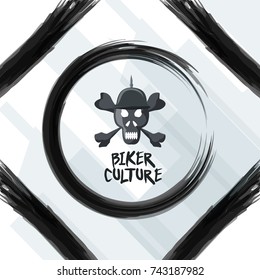 biker culture design