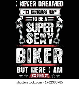 biker design motorcycle lover design theme graphic Vector illustration