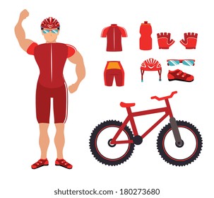 biker design over white background vector illustration  