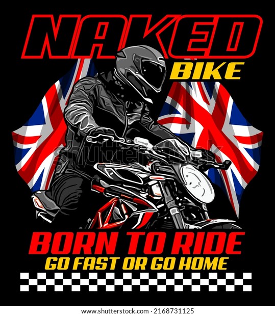 biker and flag vector\
template (10)