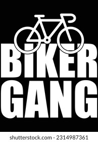 Biker gang vector art design, eps file. design file for t-shirt. SVG, EPS cuttable design file svg