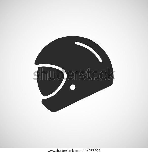 Motorcycle Helmet Icon Biker Helmet 